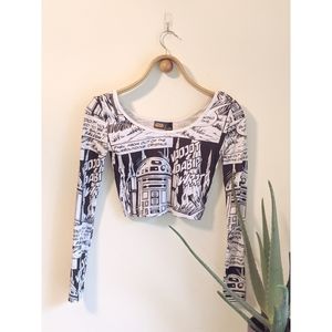 Star Wars crop top